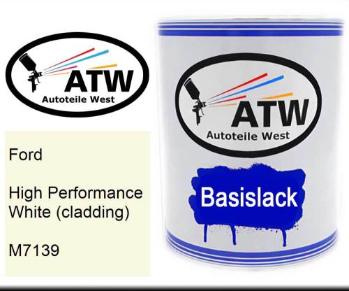 Ford, High Performance White (cladding), M7139: 1L Lackdose, von ATW Autoteile West.